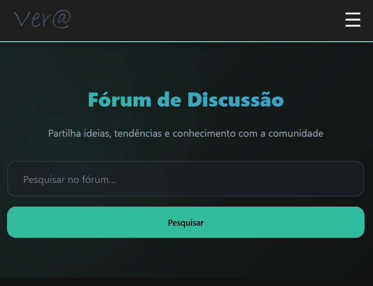 Imagem do fórum de discussão